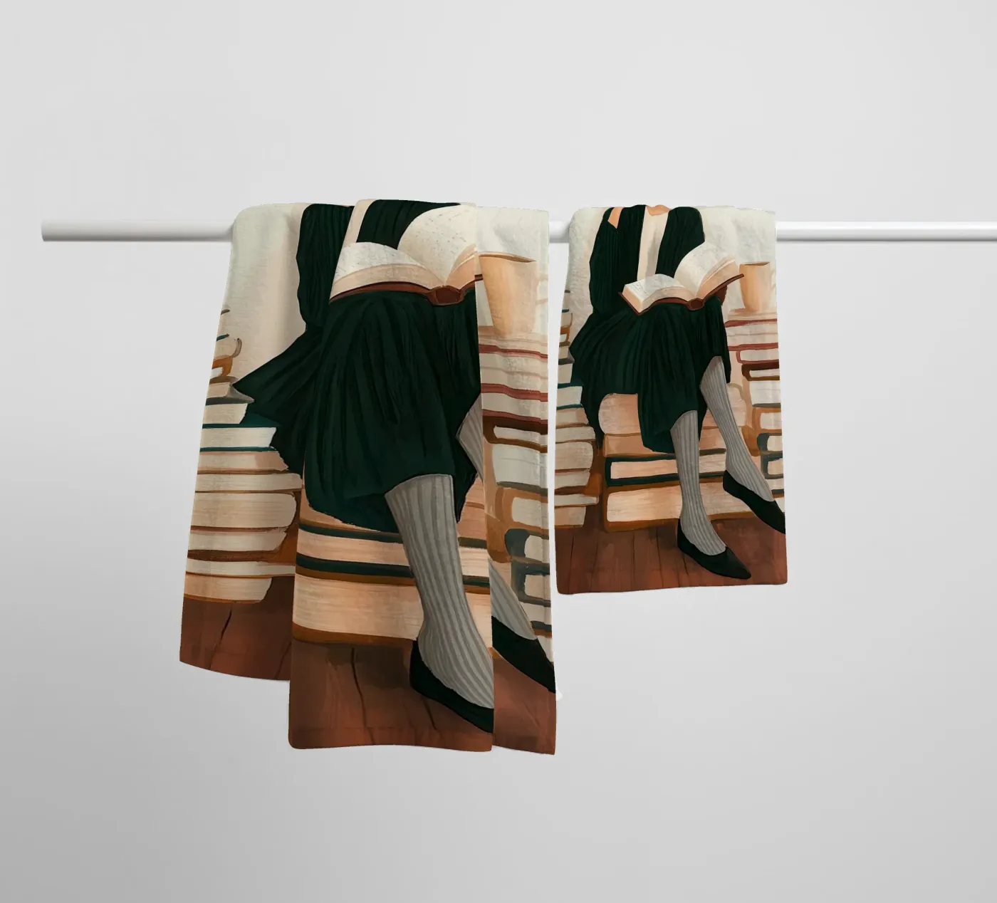 Quiet Reader badhanddoek van Freya