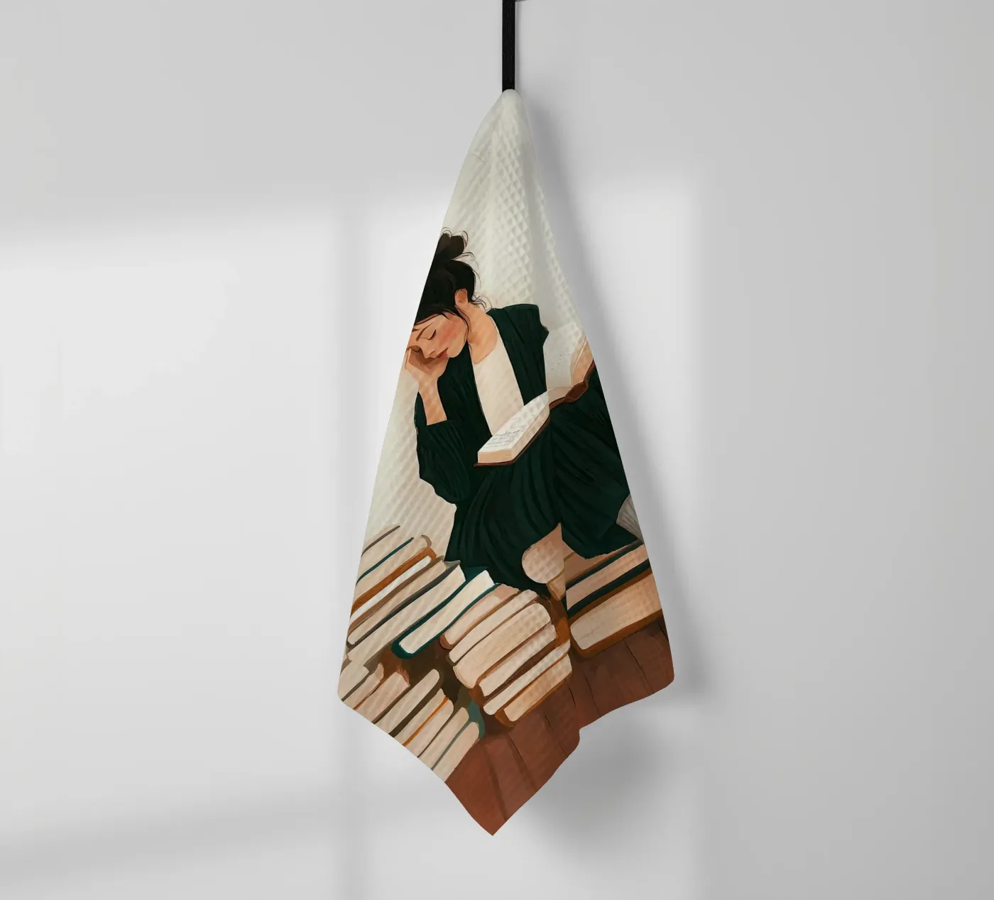 Quiet Reader torchon de Freya