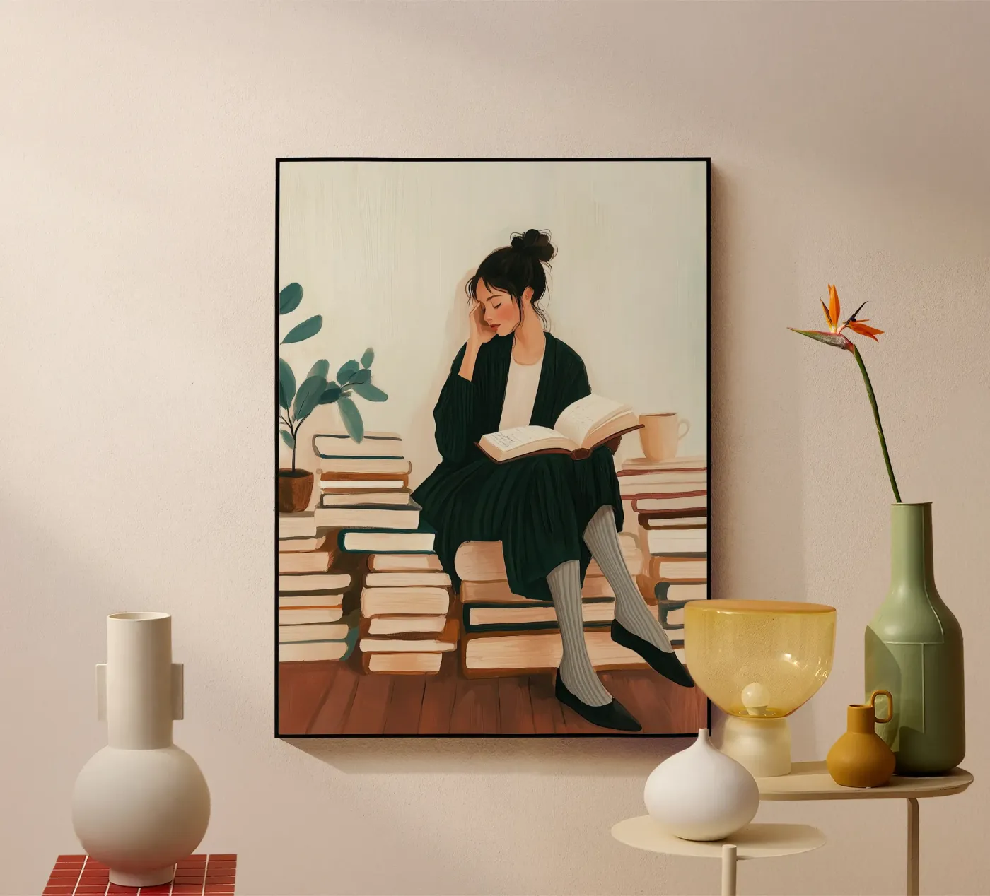 Quiet Reader plexiglas de Freya