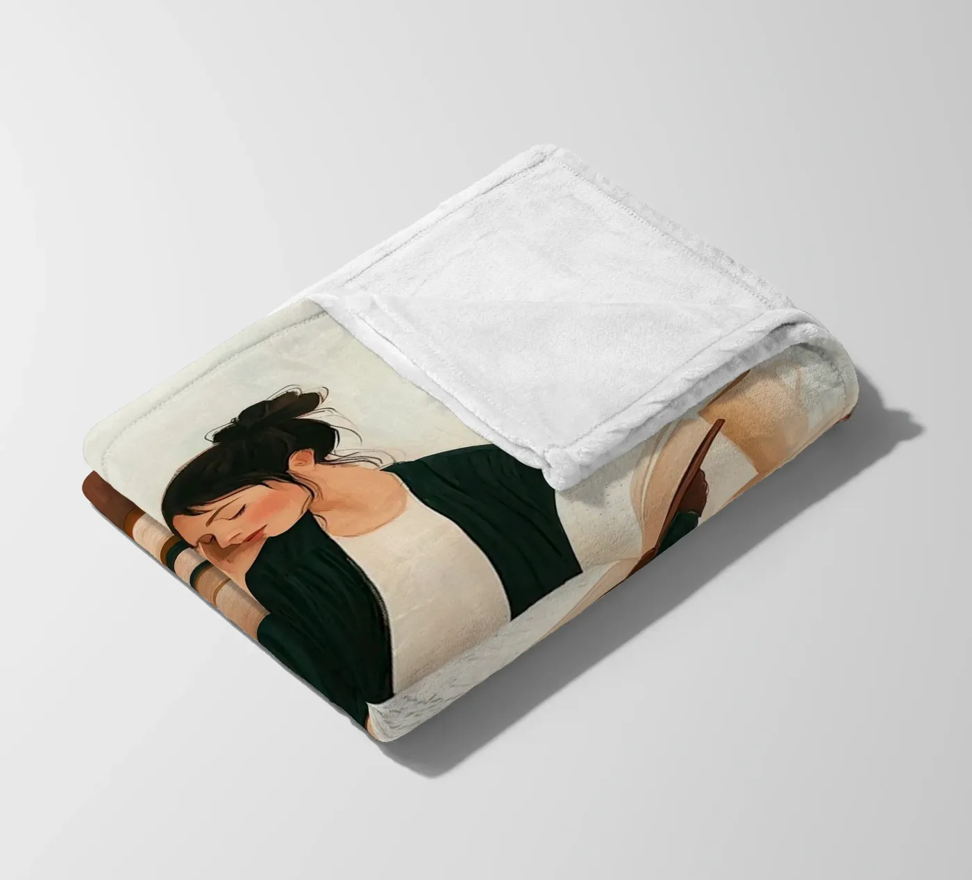 Quiet Reader coperta in pile da Freya