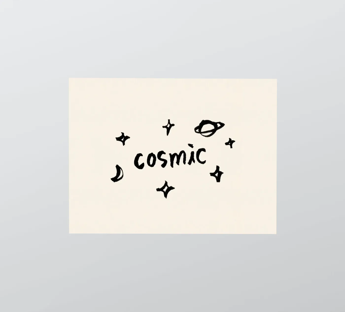 Cosmic sticker by New Layer Studio
