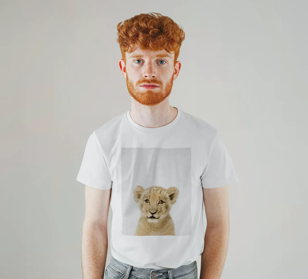 Peekaboo Lion Cub t-shirt da Lila x Lola