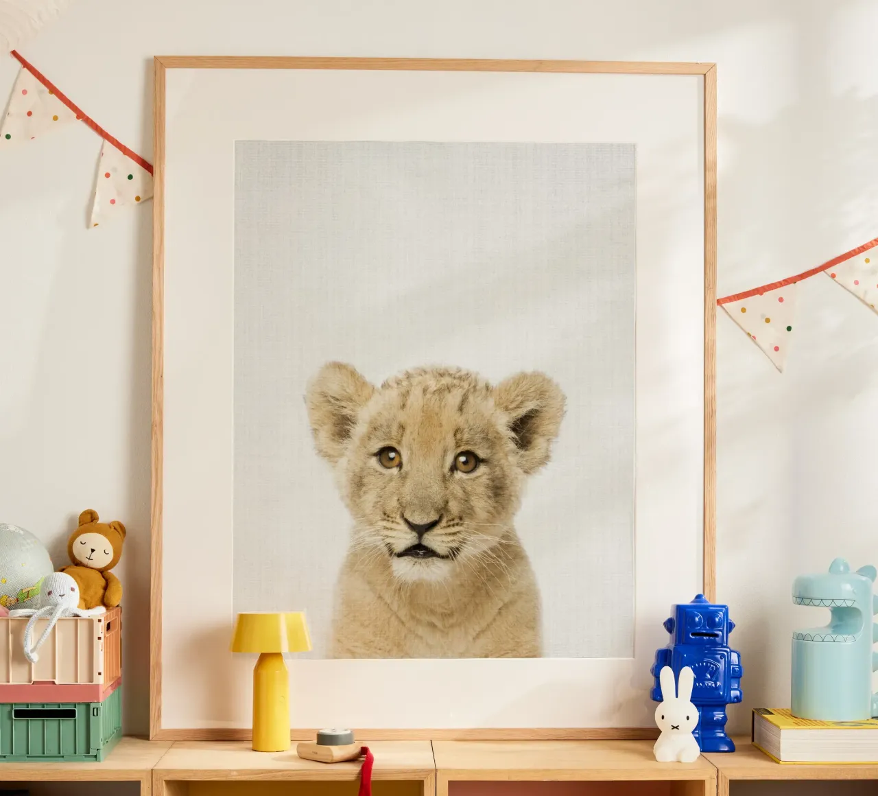 Peekaboo Lion Cub carta hahnemühle da Lila x Lola