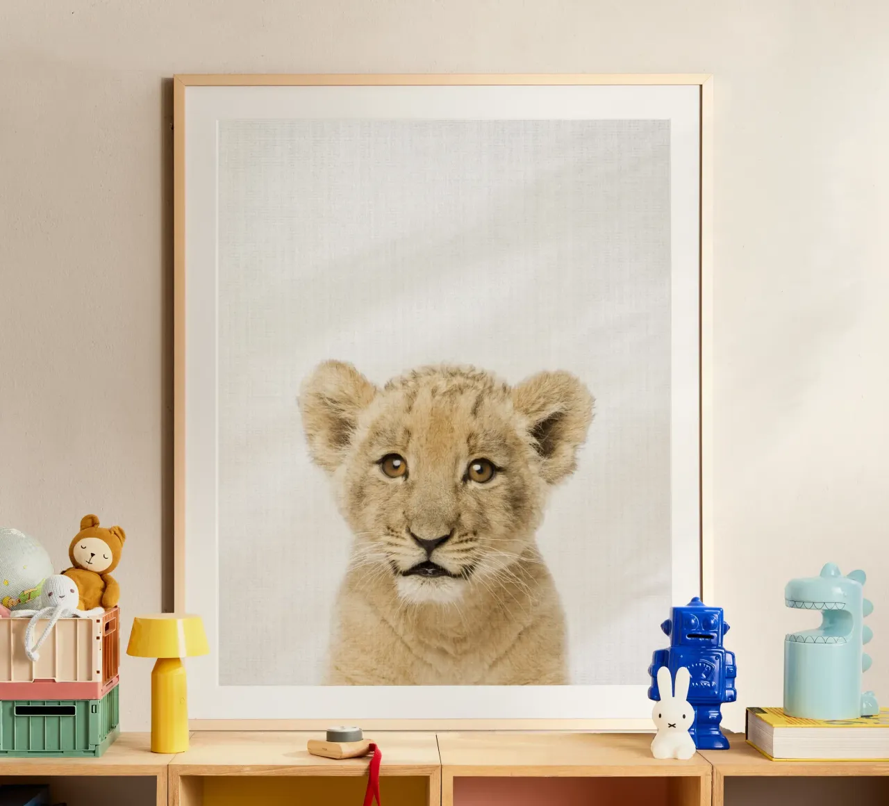 Peekaboo Lion Cub carta hahnemühle da Lila x Lola