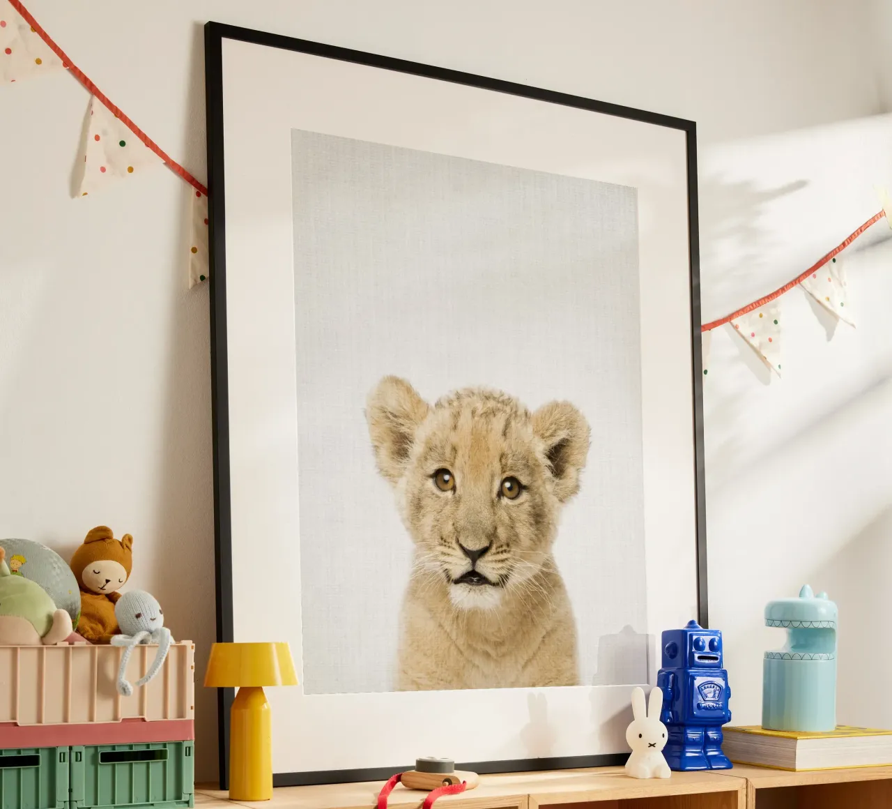 Peekaboo Lion Cub carta hahnemühle da Lila x Lola