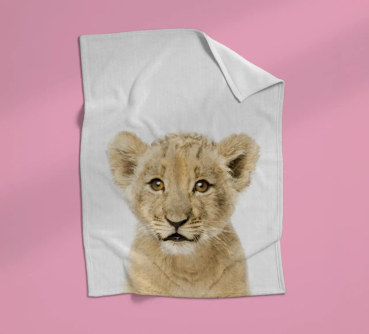 Peekaboo Lion Cub Fleecedecke von Lila x Lola