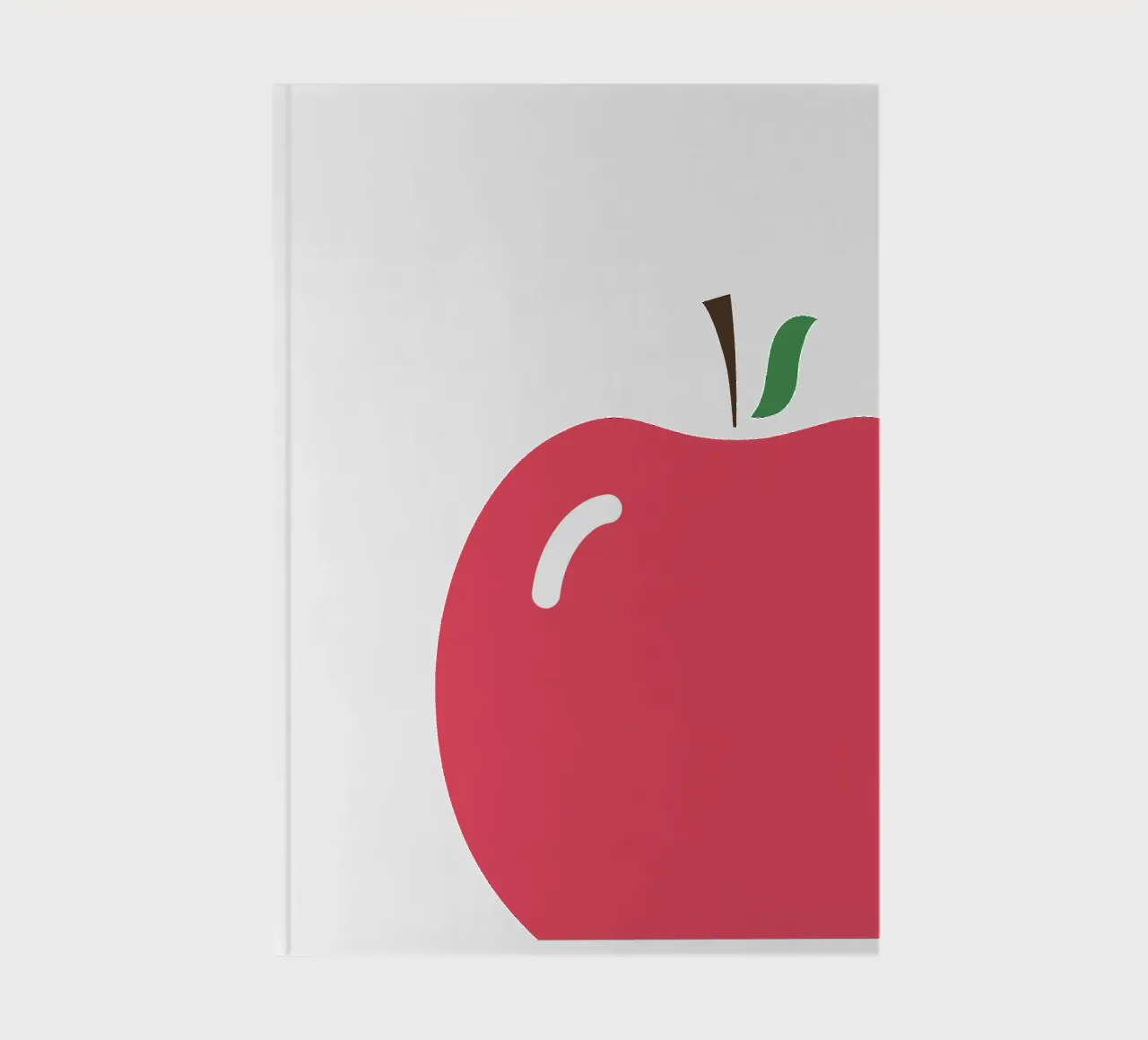 red apple notebook by Atelier W