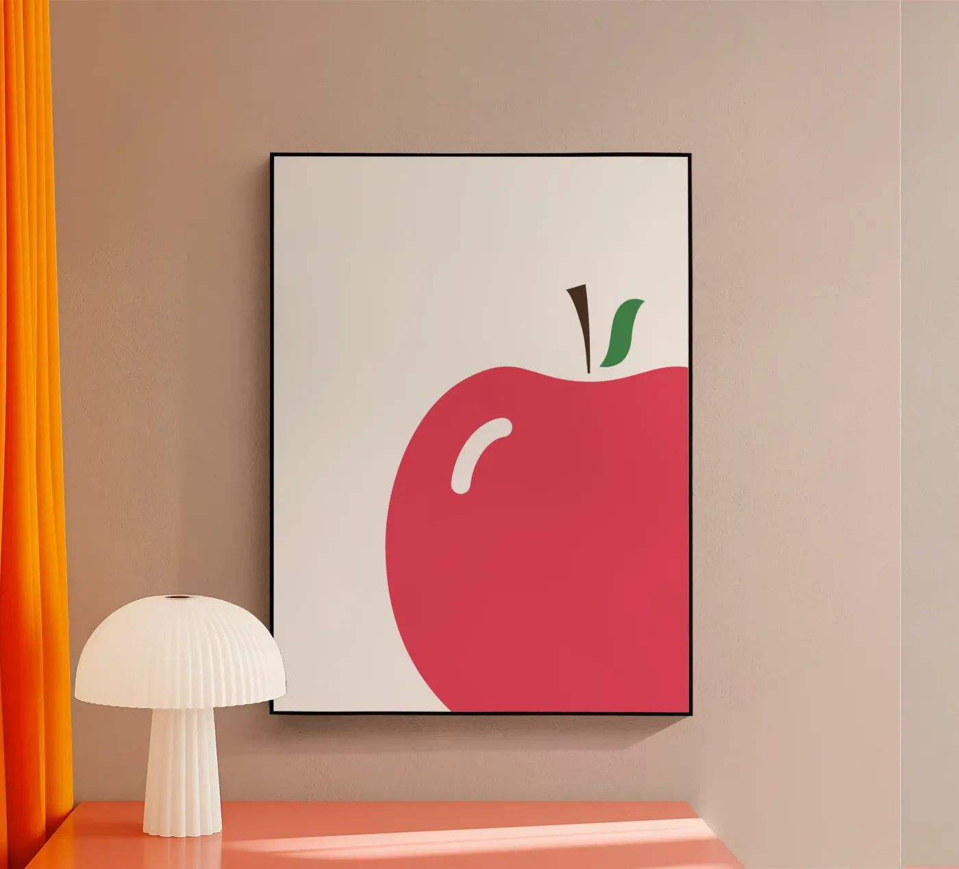 red apple plexiglass da Atelier W