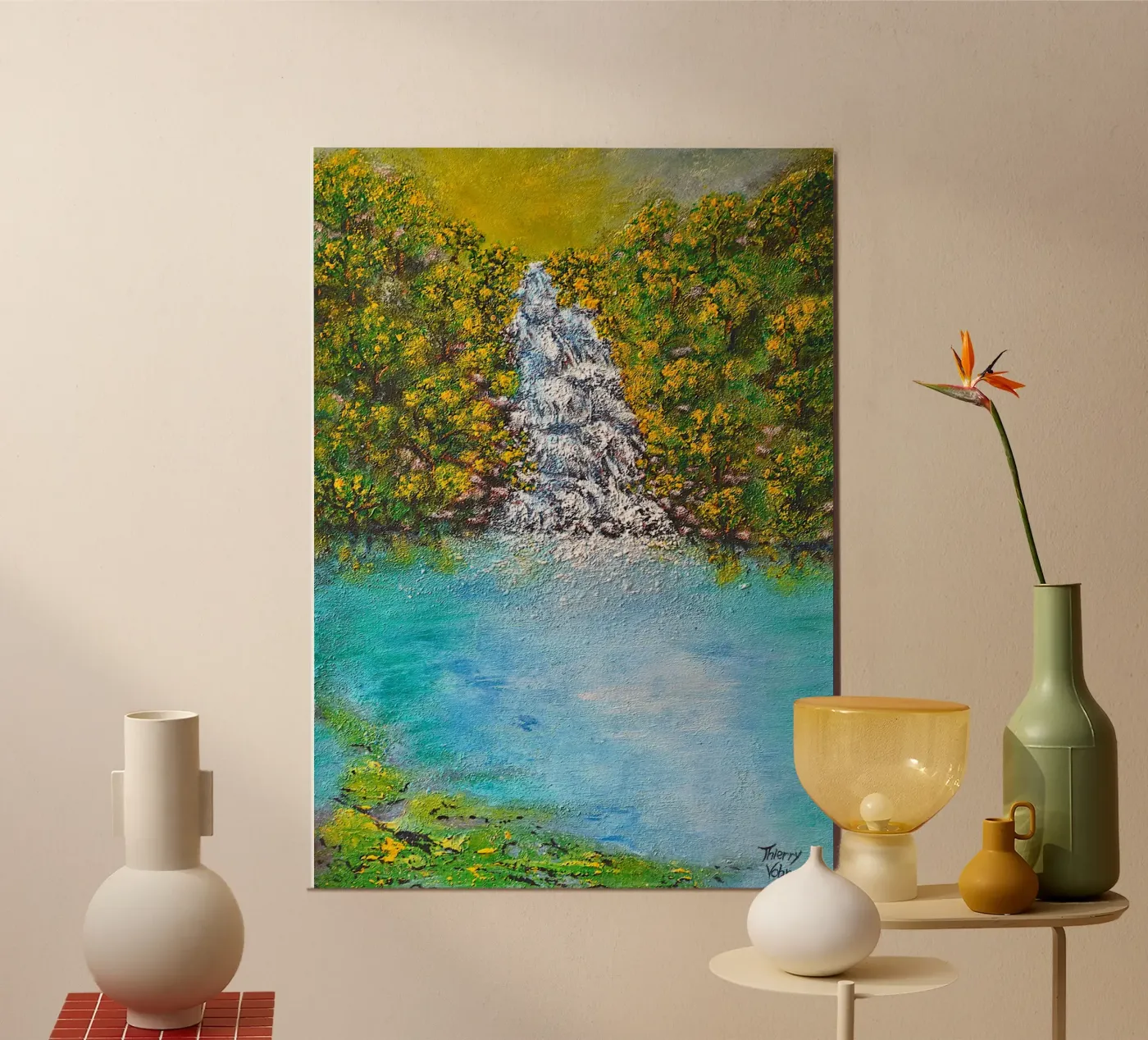 WASSERFALL Poster von THIERRY VOBMANN CREATION