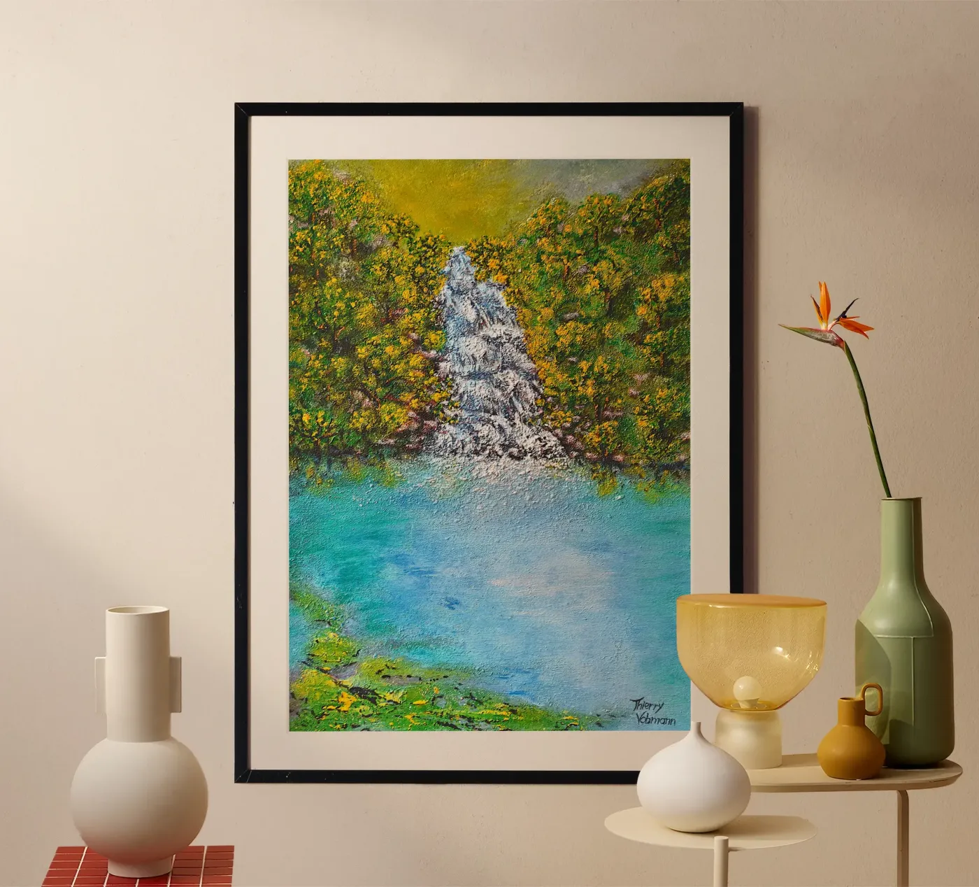 WASSERFALL Poster von THIERRY VOBMANN CREATION