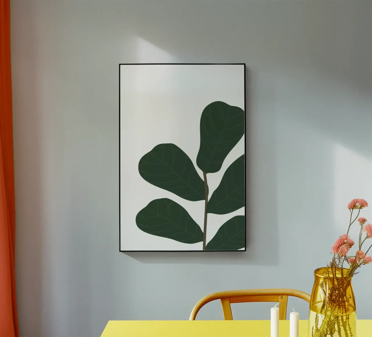 ficus lyrata plexiglass da Atelier W