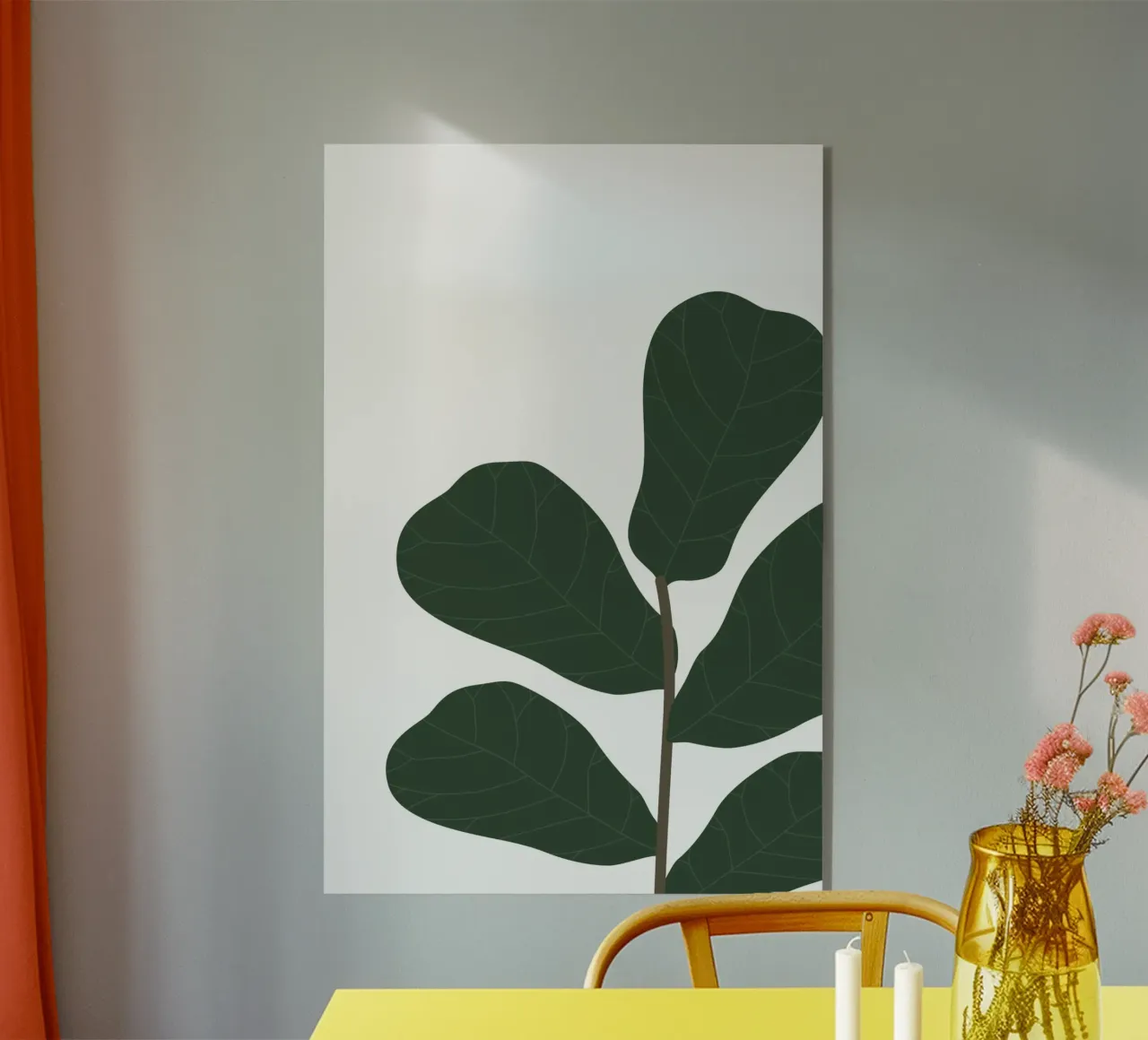 ficus lyrata plexiglass da Atelier W