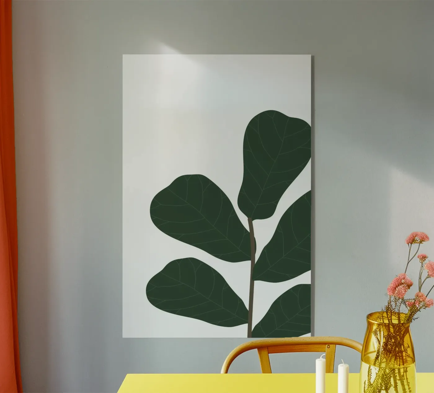 ficus lyrata plexiglass da Atelier W