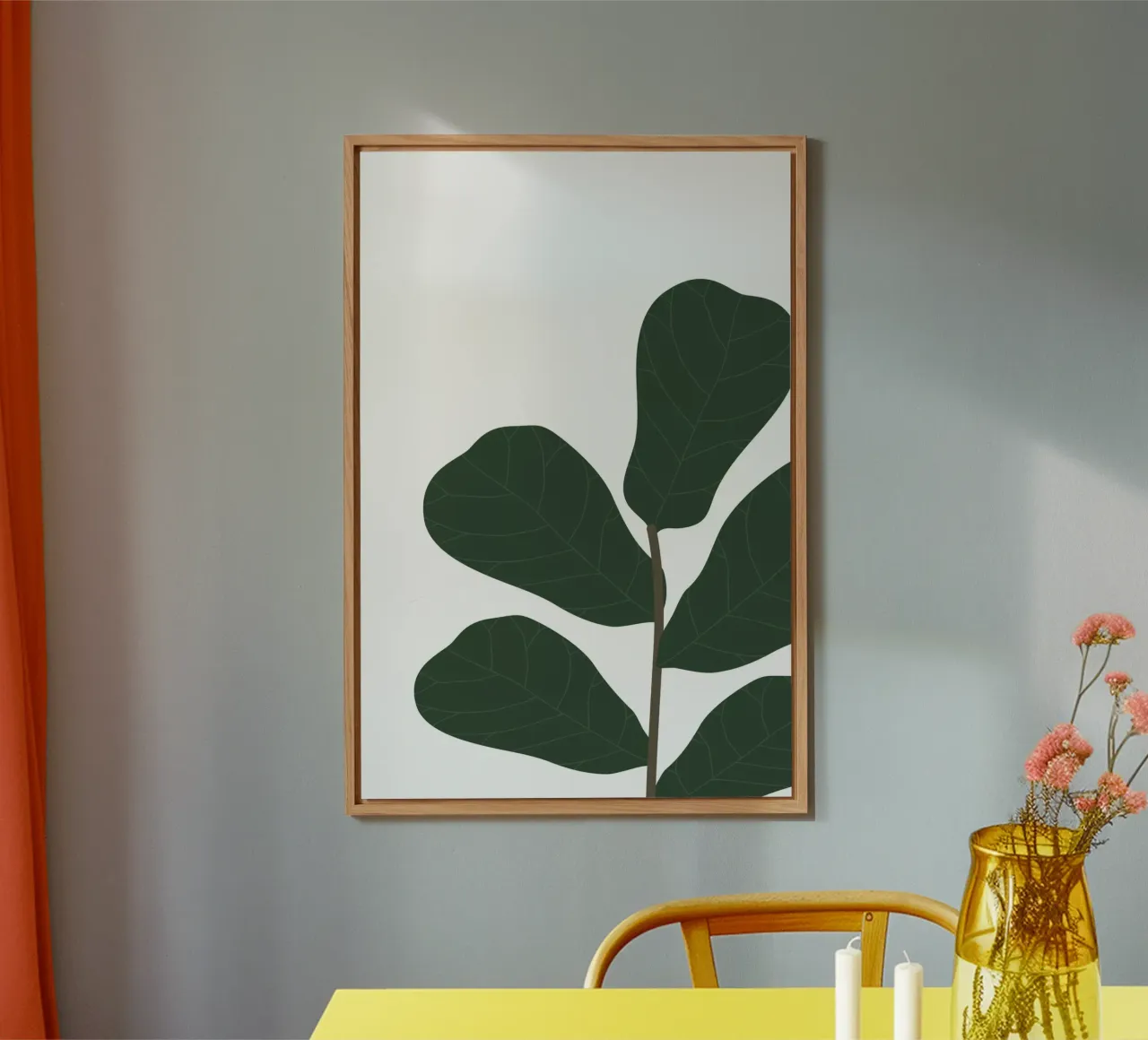 ficus lyrata alluminio dibond da Atelier W