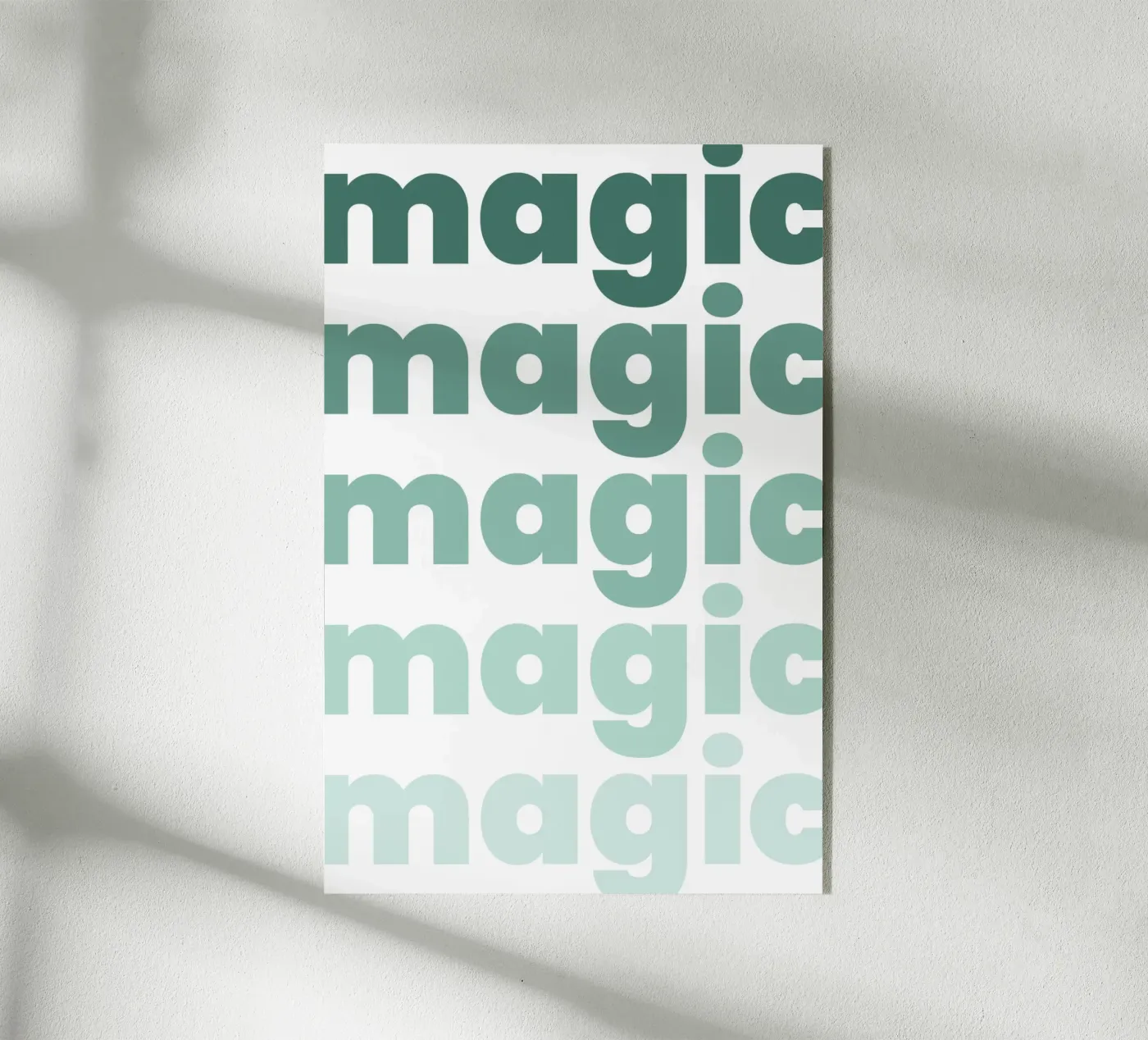 magic magic magic Acryl-Glas von Atelier W