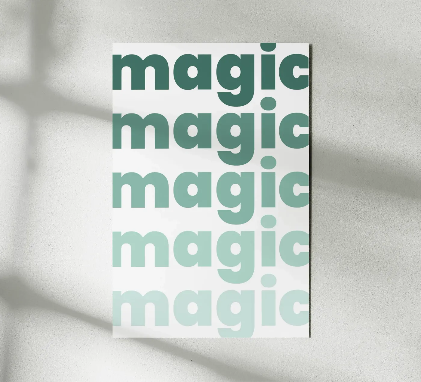 magic magic magic forex-plaat van Atelier W