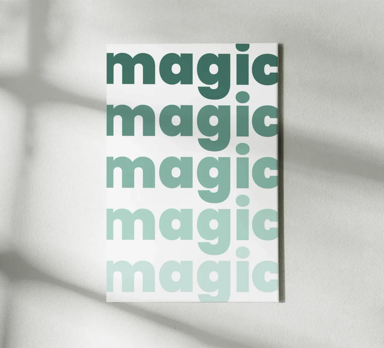 magic magic magic canvas by Atelier W