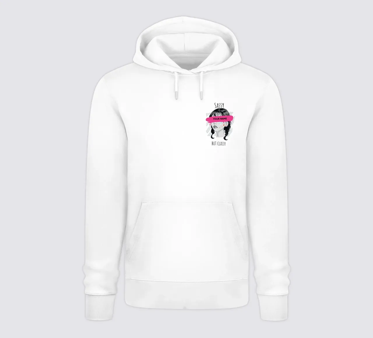 Sassy but Classy (personalizado) sudadera con capucha de ComfyCouture