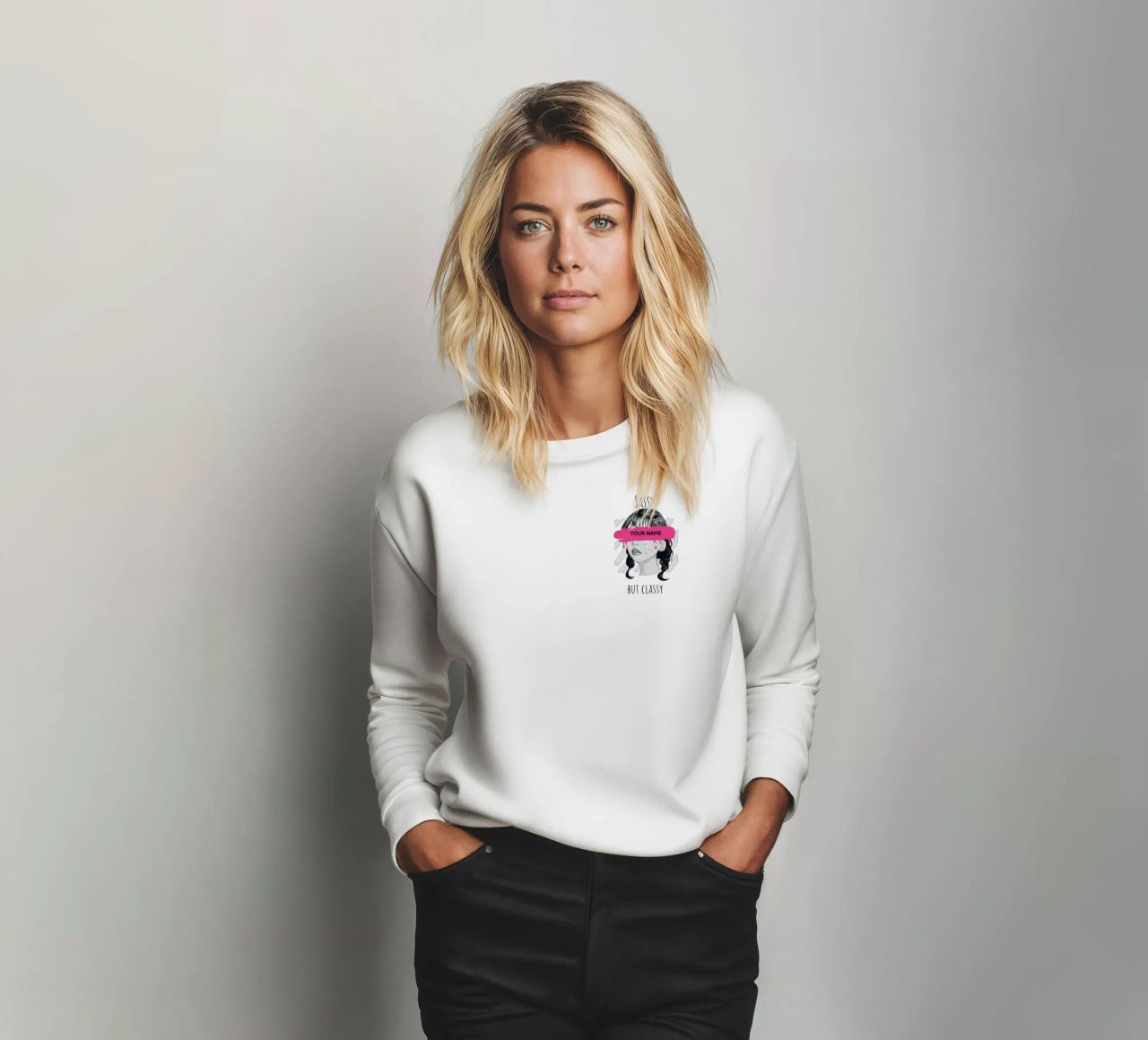 Sassy but Classy (personalizzato) felpa da ComfyCouture
