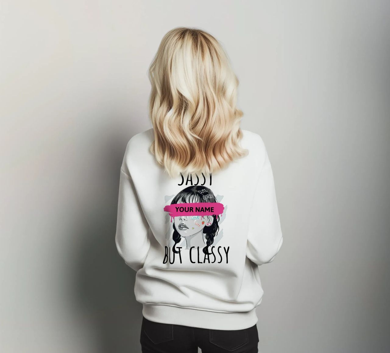 Sassy but Classy (personalizzato) felpa da ComfyCouture