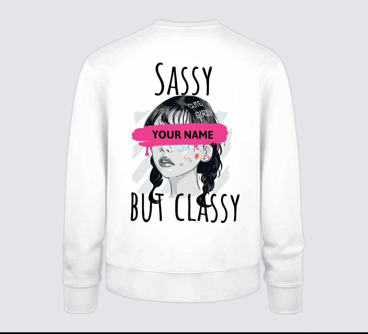 Sassy but Classy (personalizzato) felpa da ComfyCouture