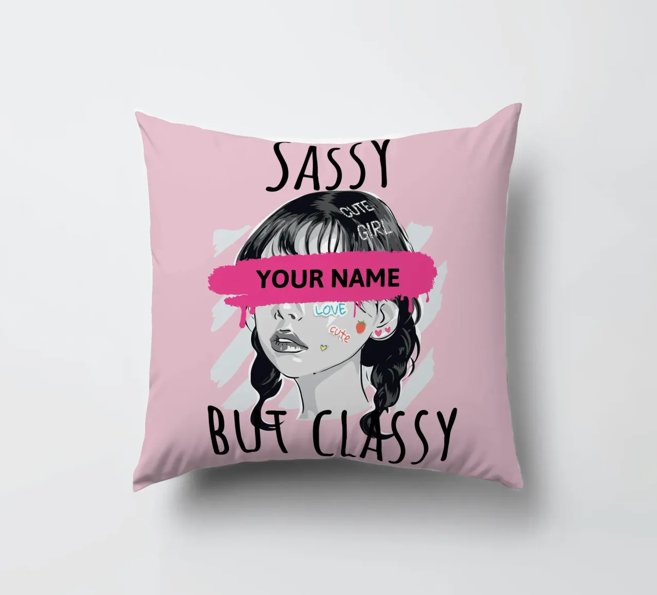 Sassy but Classy (personalizzato) cuscino da ComfyCouture