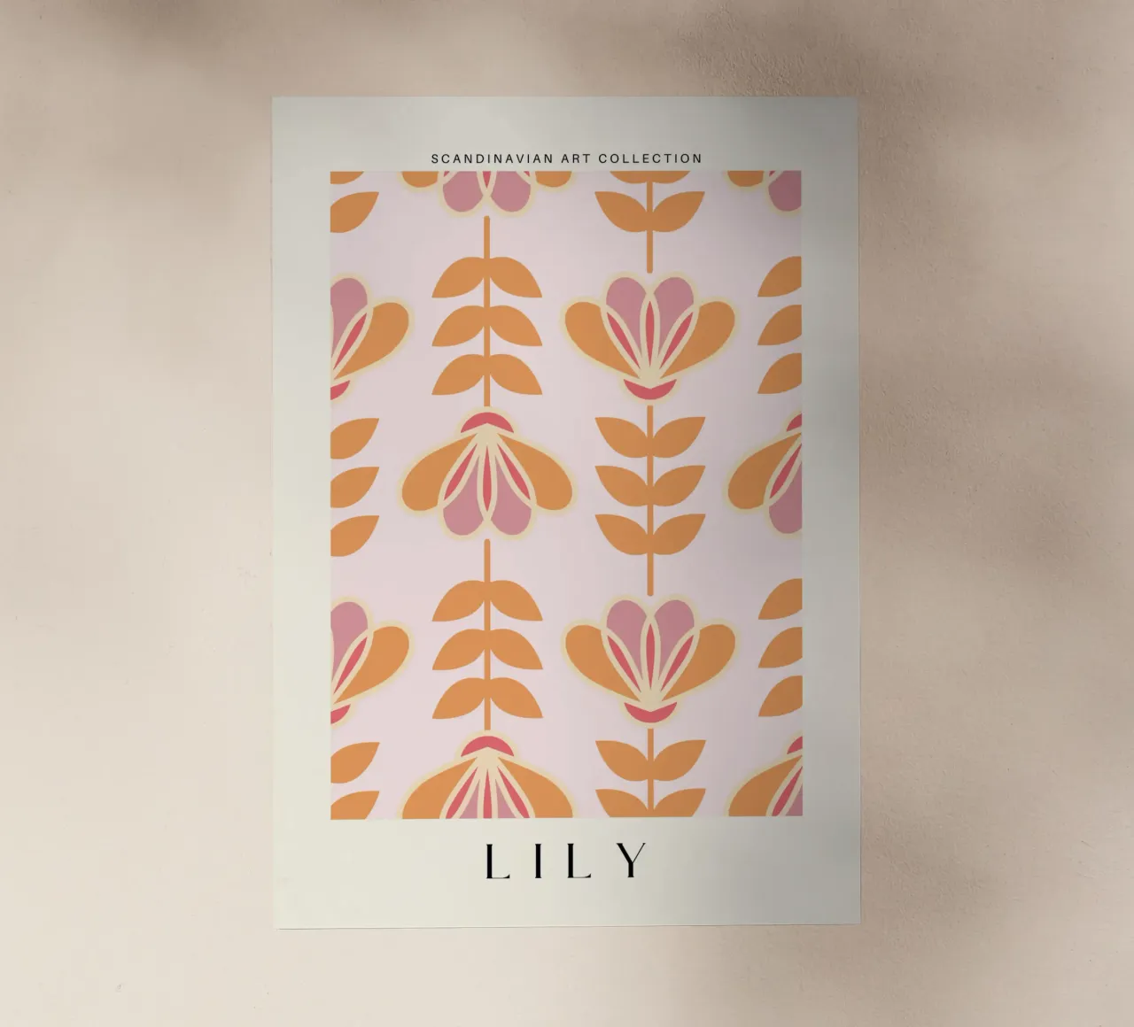 Lily - Calore floreale nordico pellicola backlit da Studio Mooodz