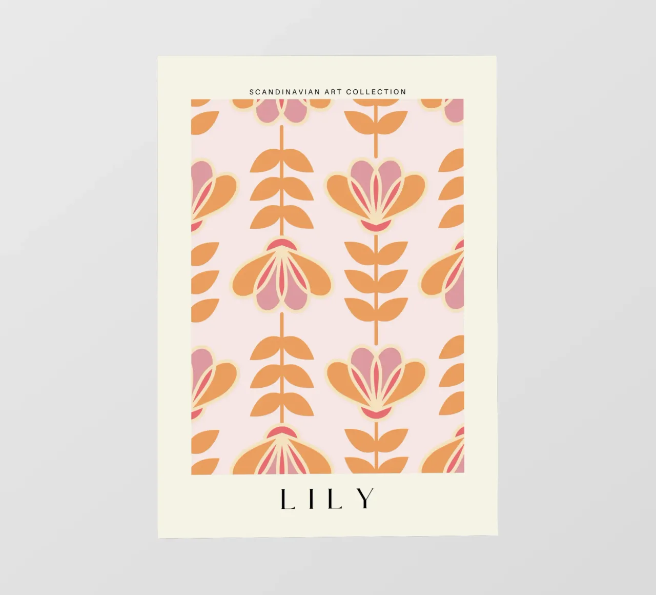 Lily - Calore floreale nordico pellicola backlit da Studio Mooodz