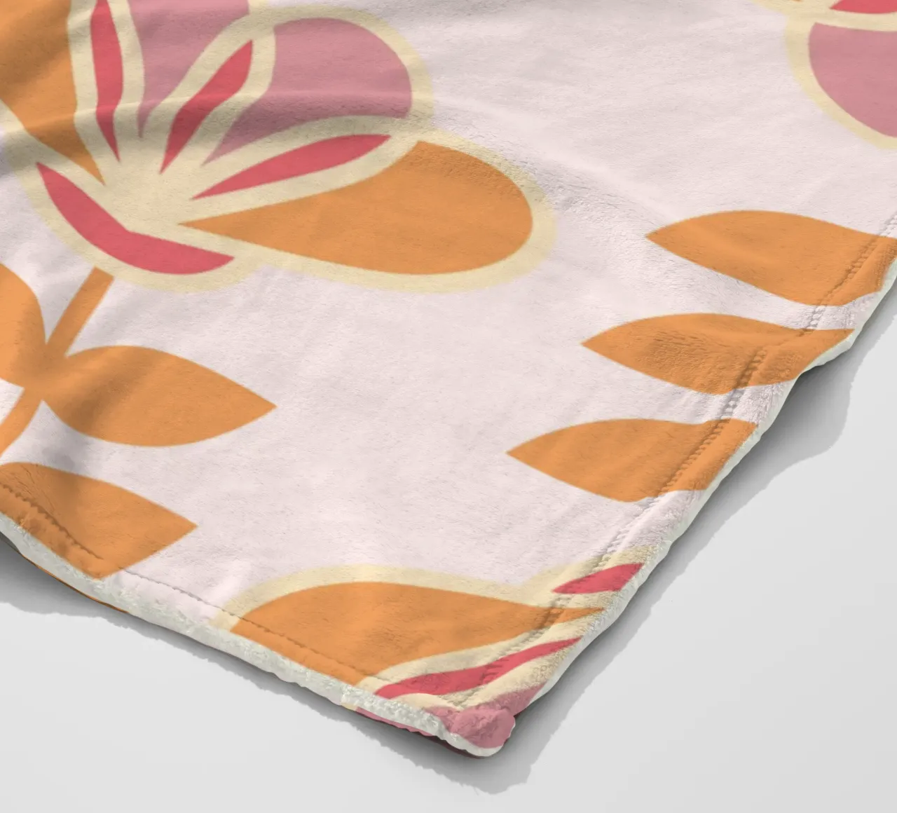 Lily - Calore floreale nordico coperta in pile da Studio Mooodz