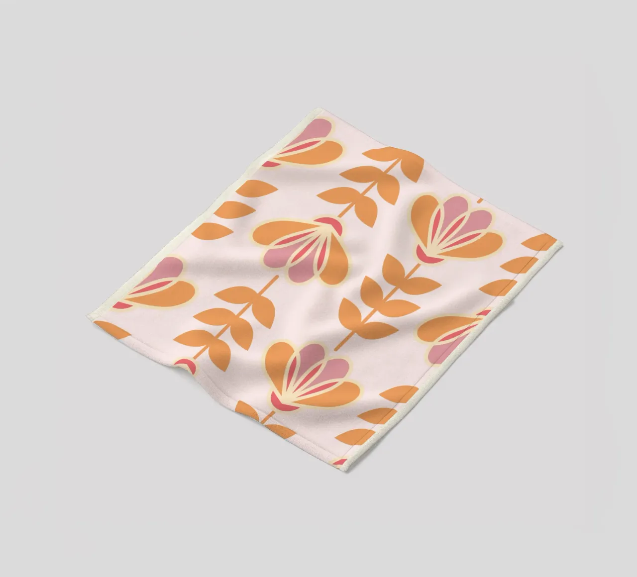 Lily - Calore floreale nordico coperta in pile da Studio Mooodz