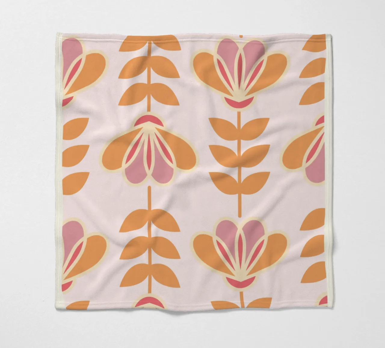Lily - Calore floreale nordico coperta in pile da Studio Mooodz