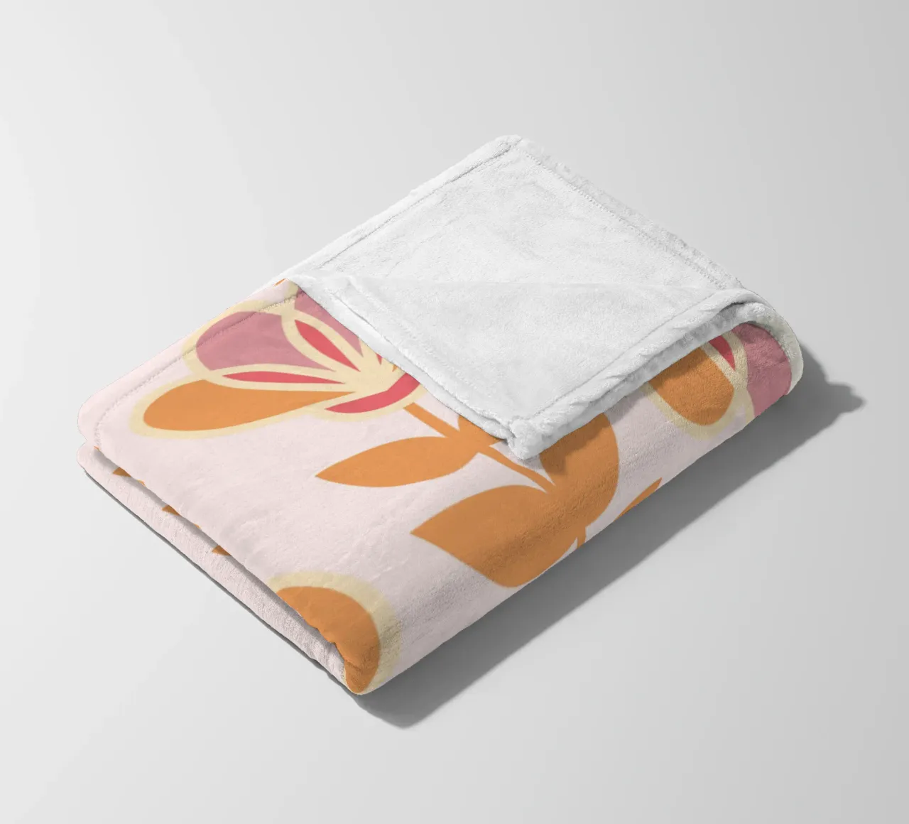 Lily - Calore floreale nordico coperta in pile da Studio Mooodz