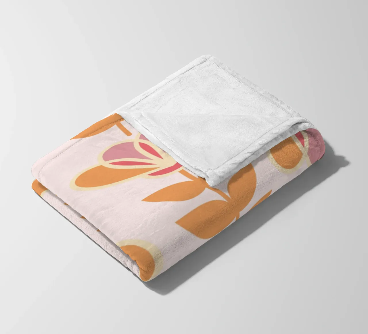 Lily - Calore floreale nordico coperta in pile da Studio Mooodz