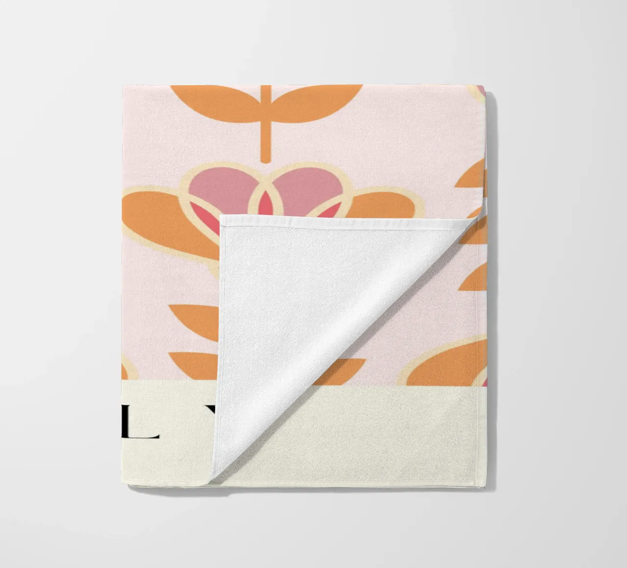 Lily - Calore floreale nordico telo mare da Studio Mooodz