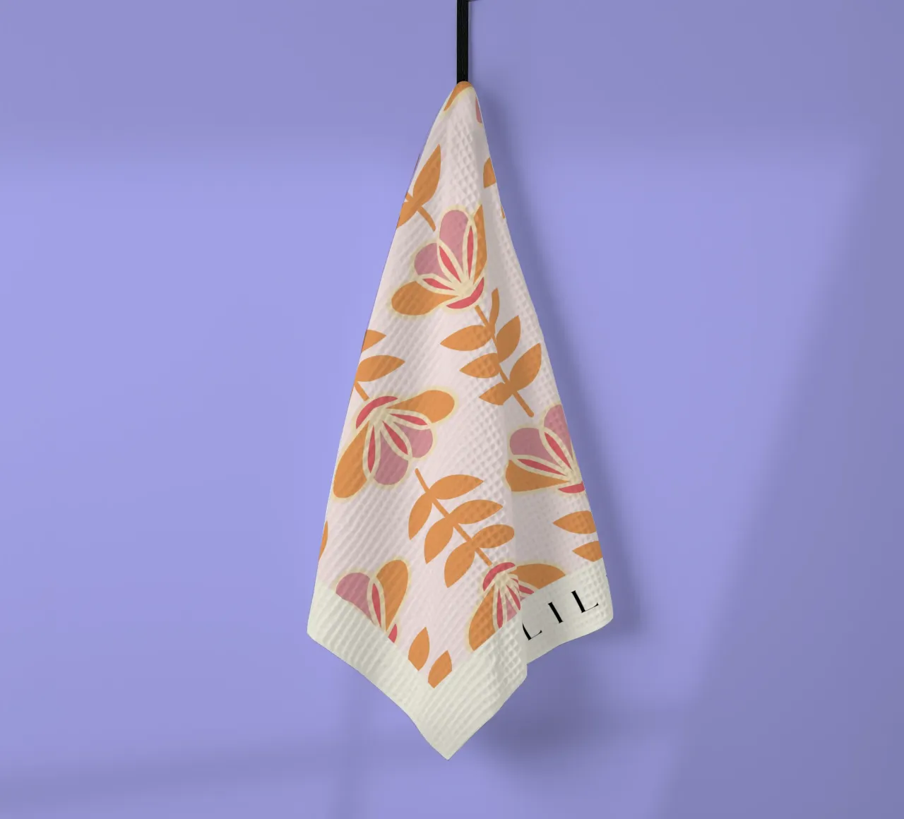 Lily - Calore floreale nordico canovaccio da cucina da Studio Mooodz