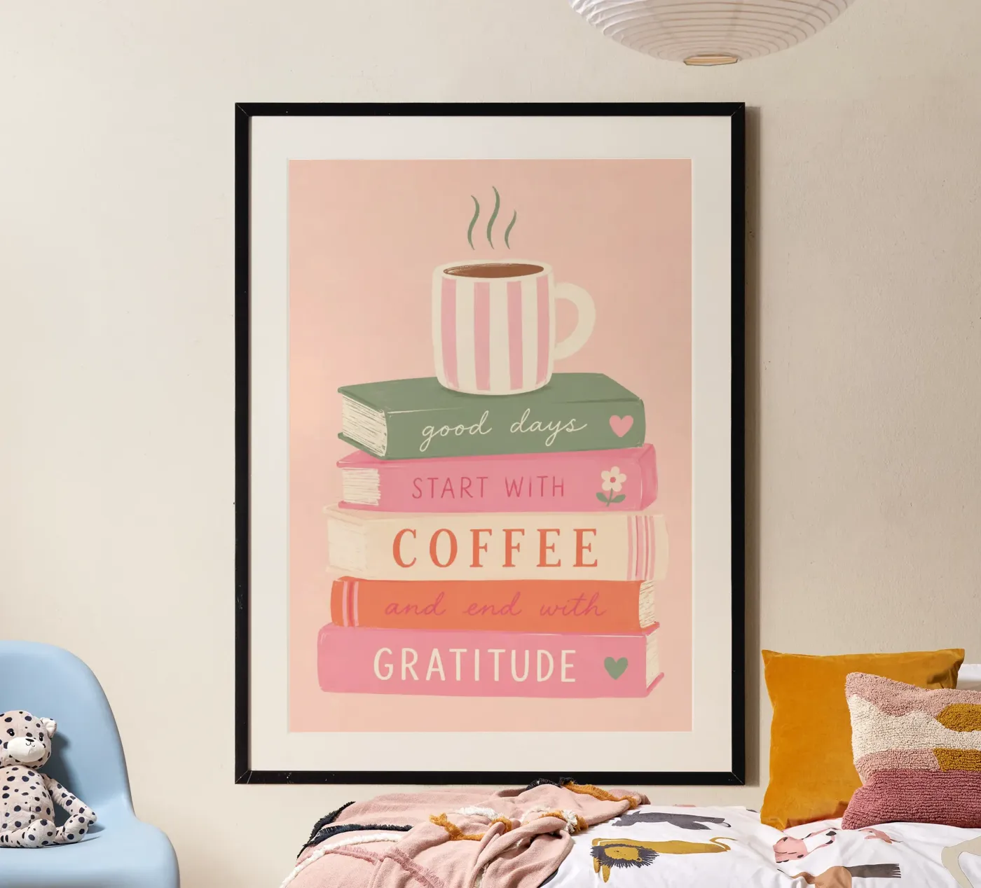 Caffè e gratitudine poster da ARTEVO