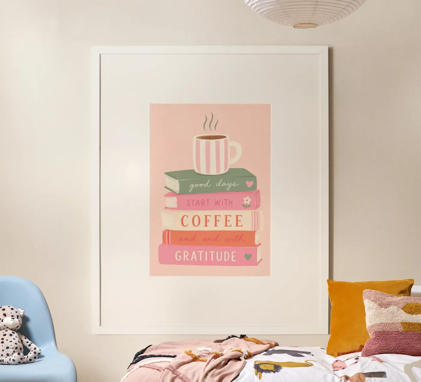 Caffè e gratitudine poster da ARTEVO