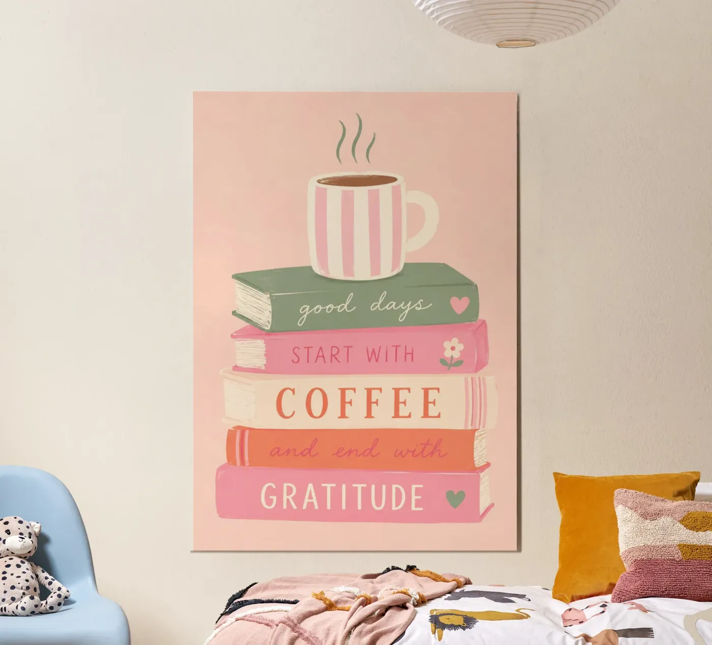 Caffè e gratitudine poster da ARTEVO