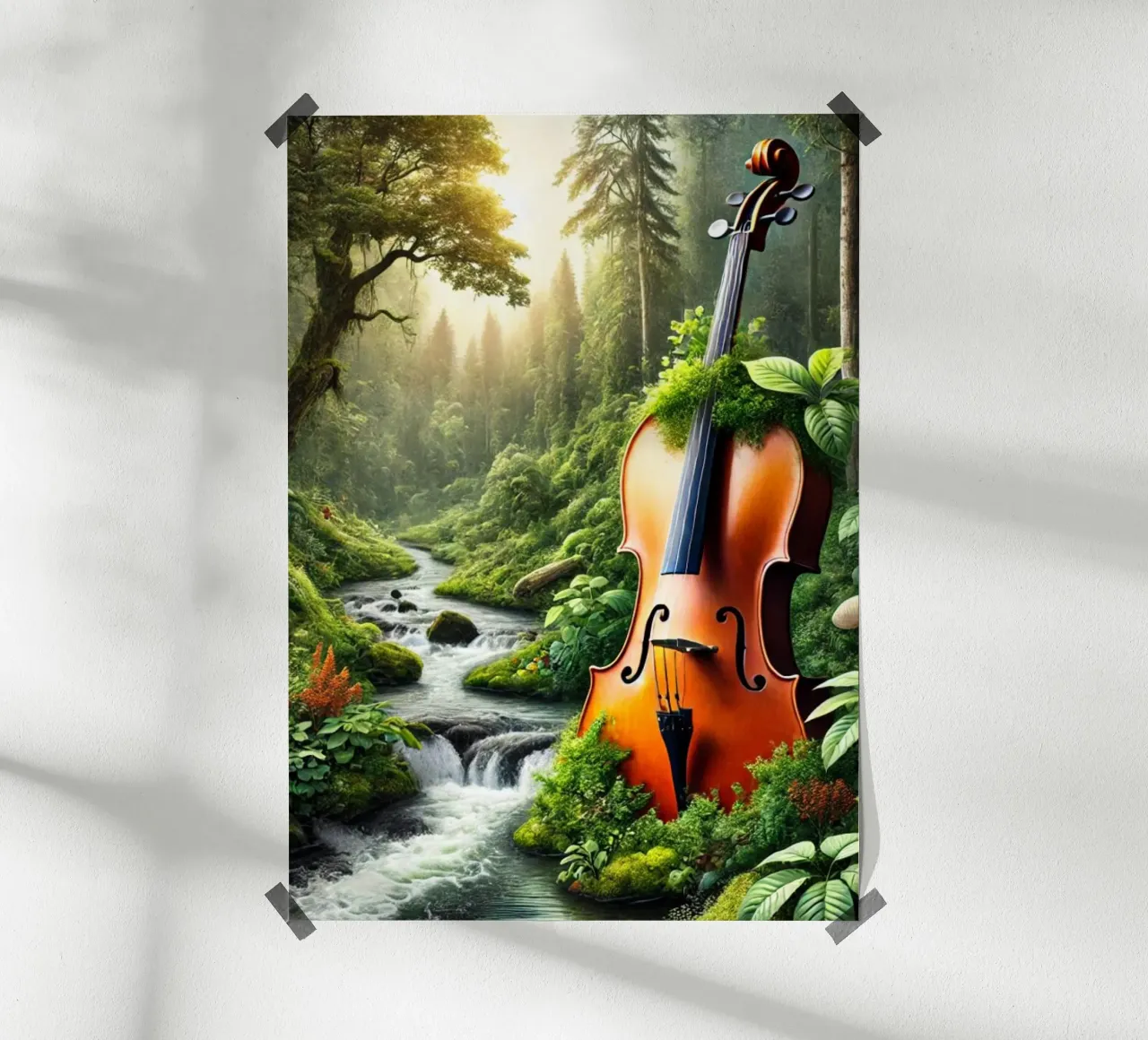 Violoncello naturale poster da SwenIA design
