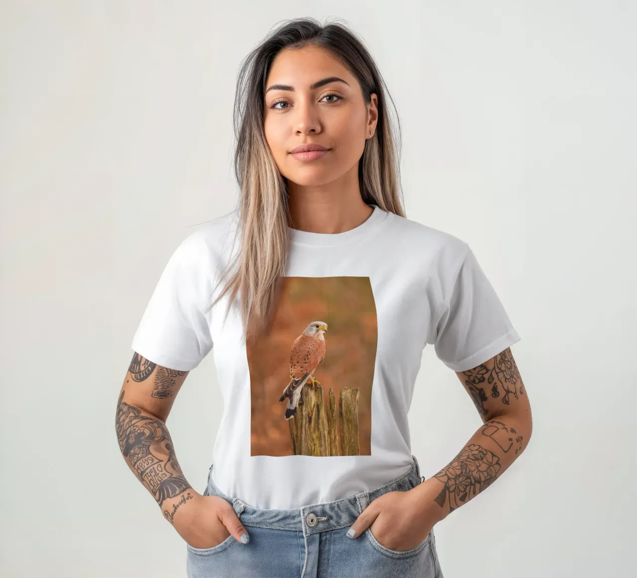 Gheppio comune t-shirt da Dave Hare Photography