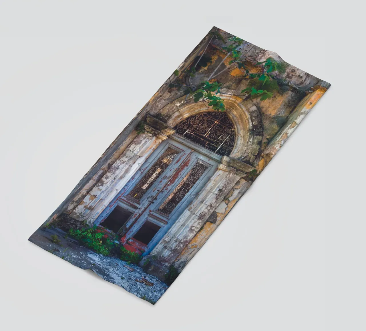 Porta della chiesa telo mare da Dave Hare Photography