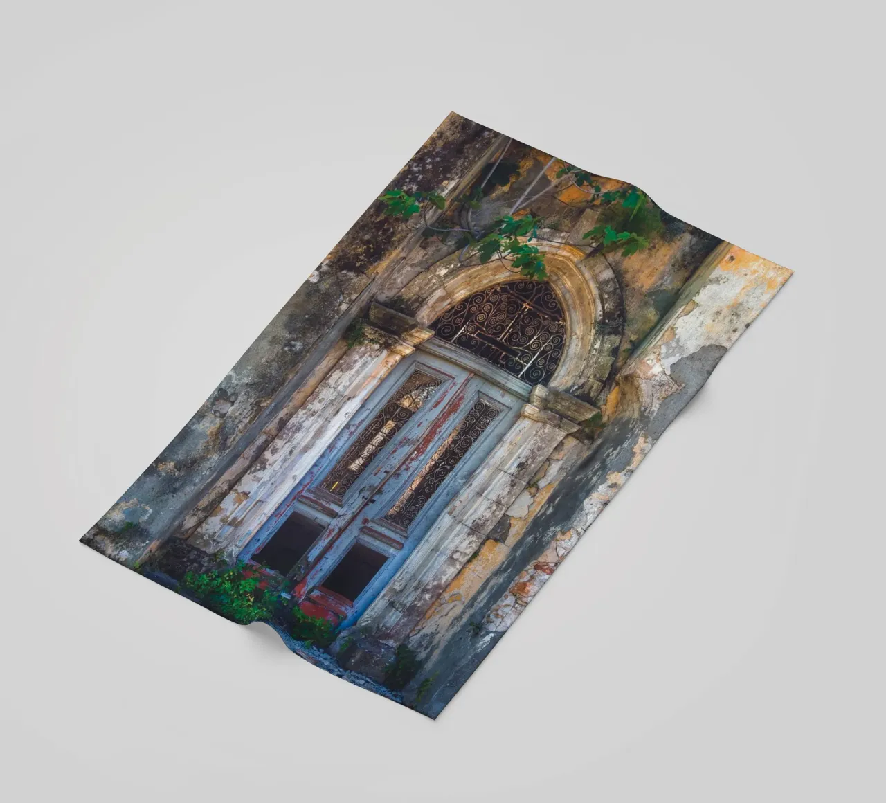 Porta della chiesa telo mare da Dave Hare Photography
