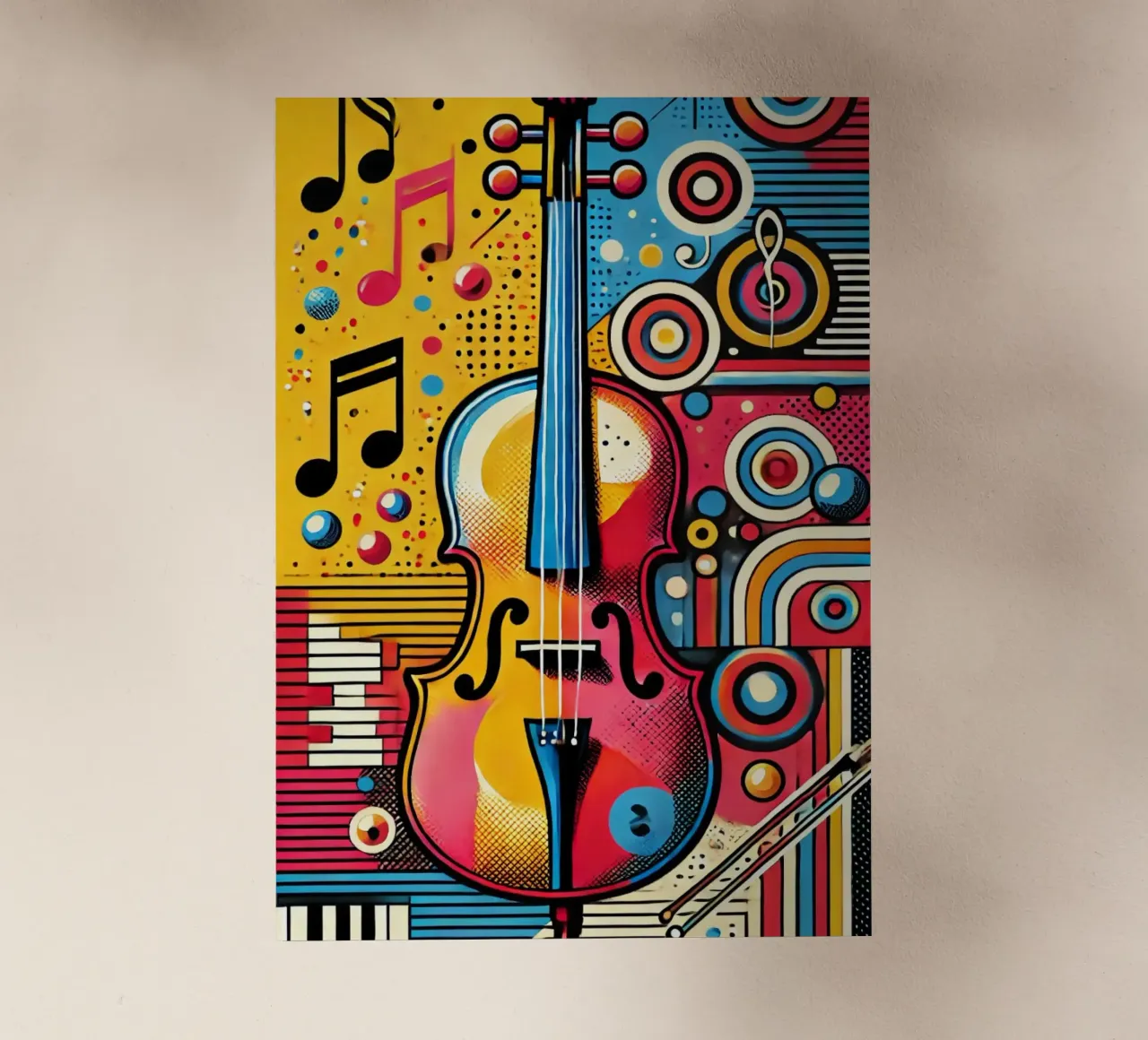 Violoncello pop pellicola backlit da SwenIA design