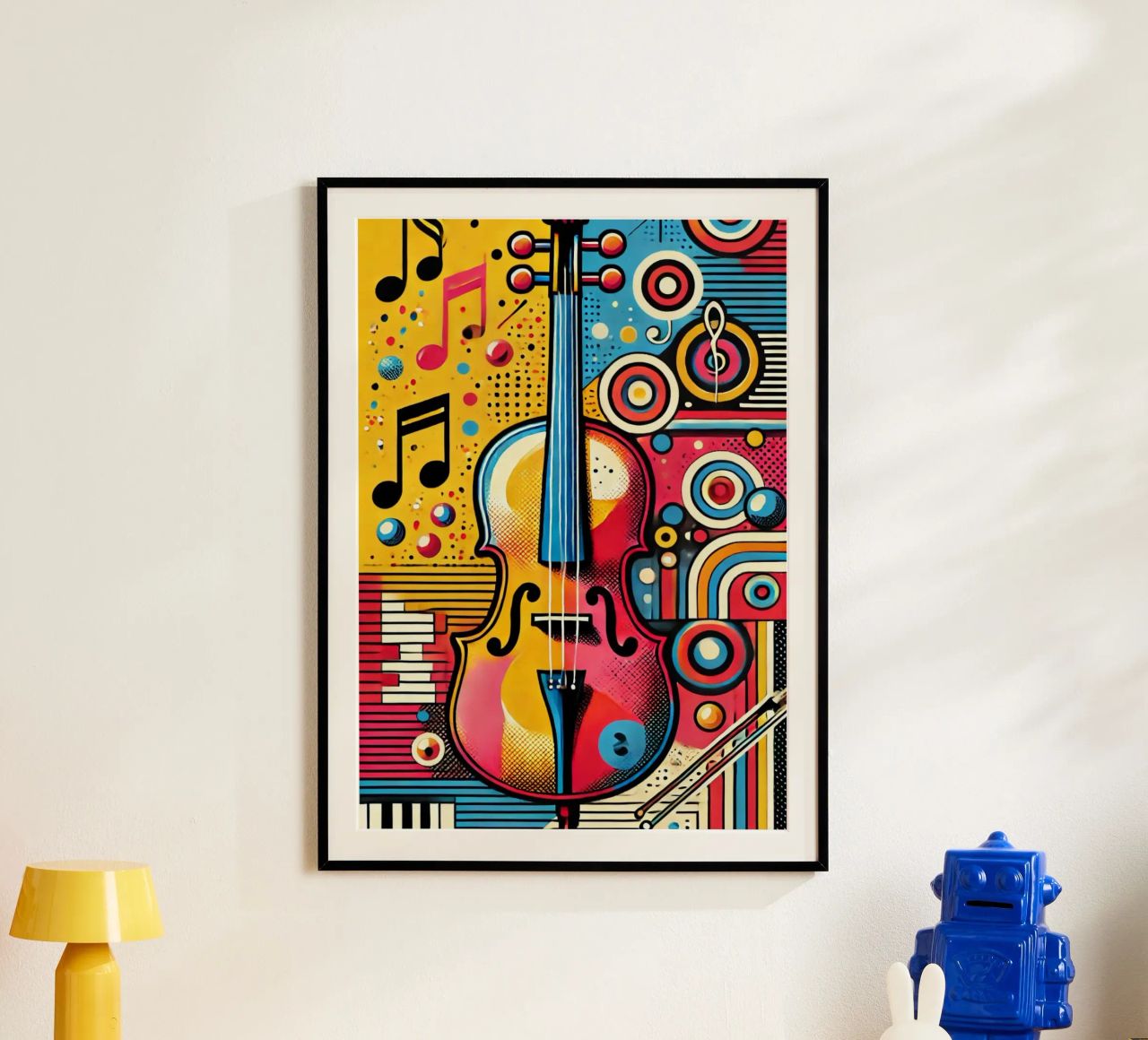Violoncelle pop poster de SwenIA design
