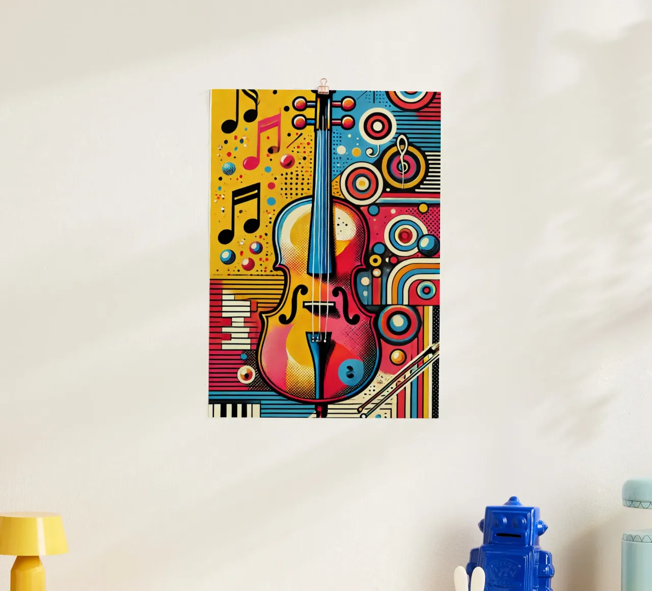 Violoncello pop carta hahnemühle da SwenIA design