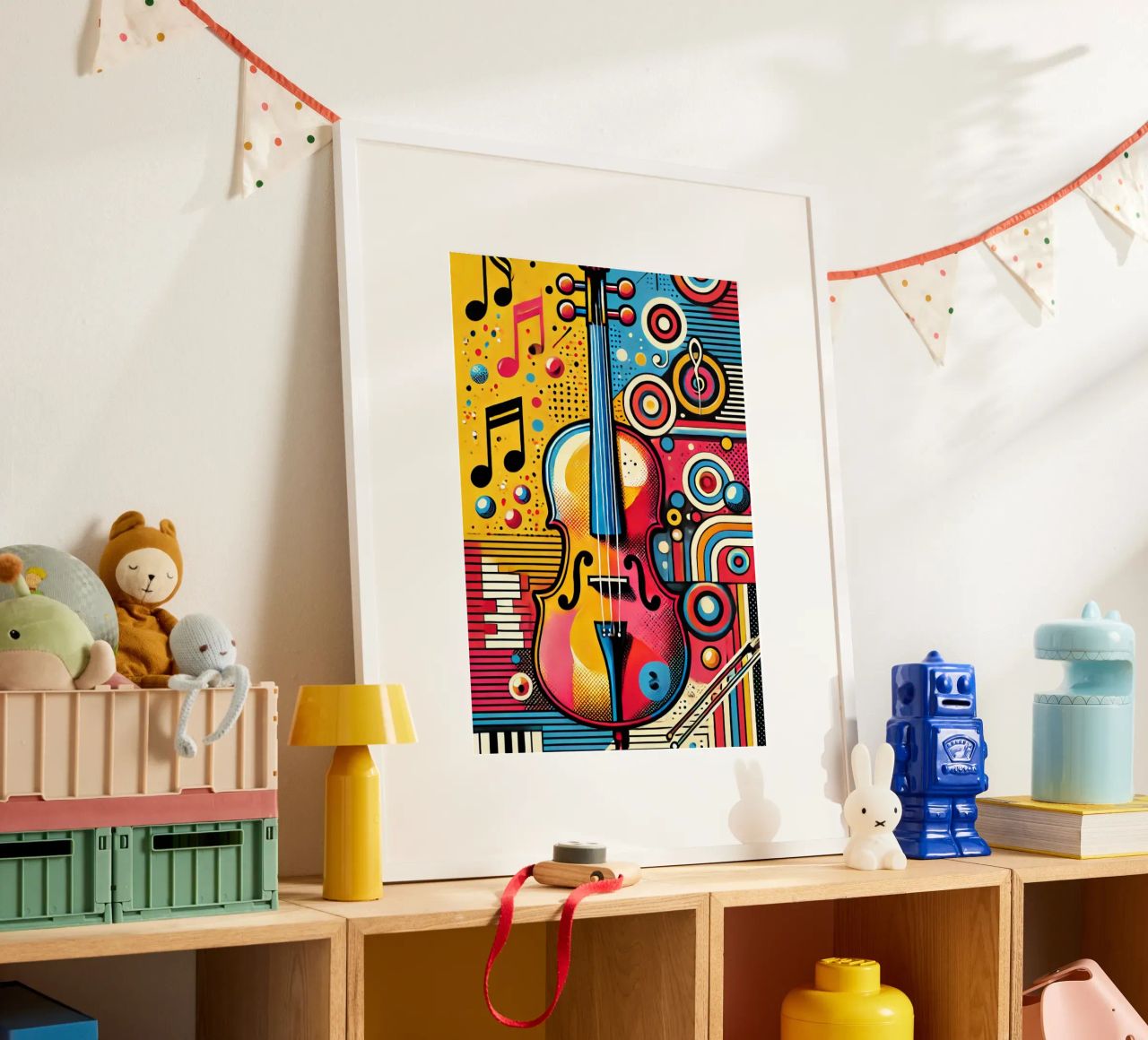 Violoncelle pop poster de SwenIA design