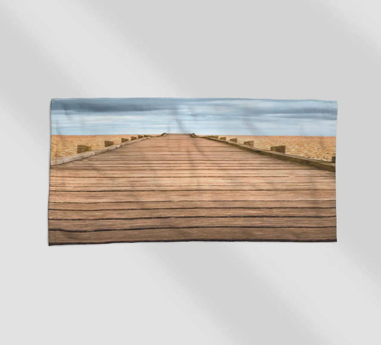 Passerella in legno telo mare da Dave Hare Photography