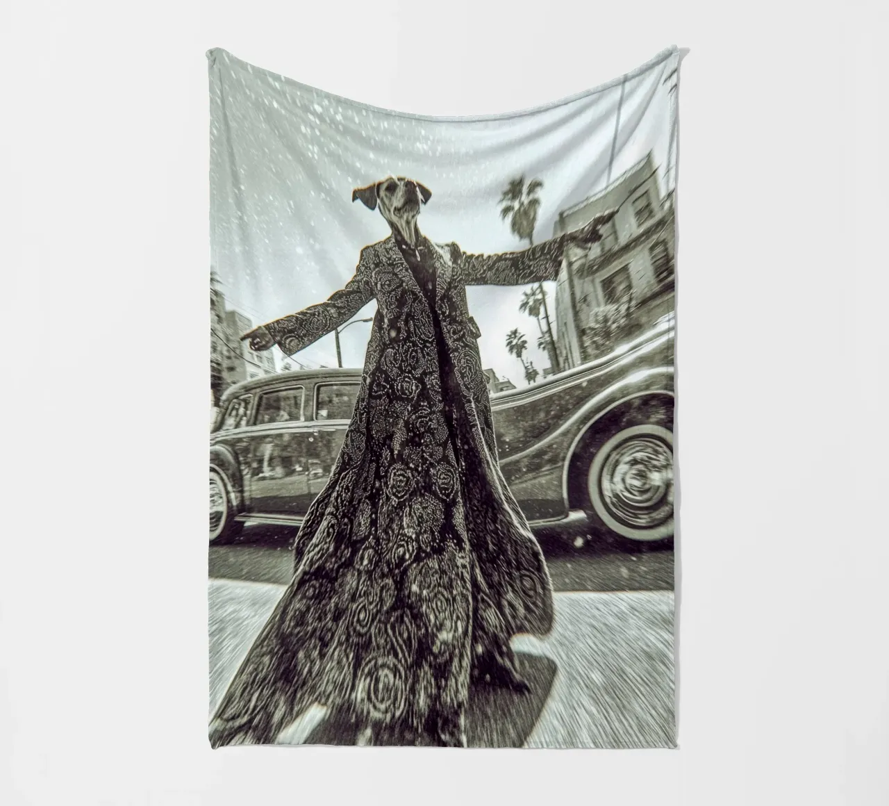 Sam Fleecedecke von Affiches Chien Originales – Dogland