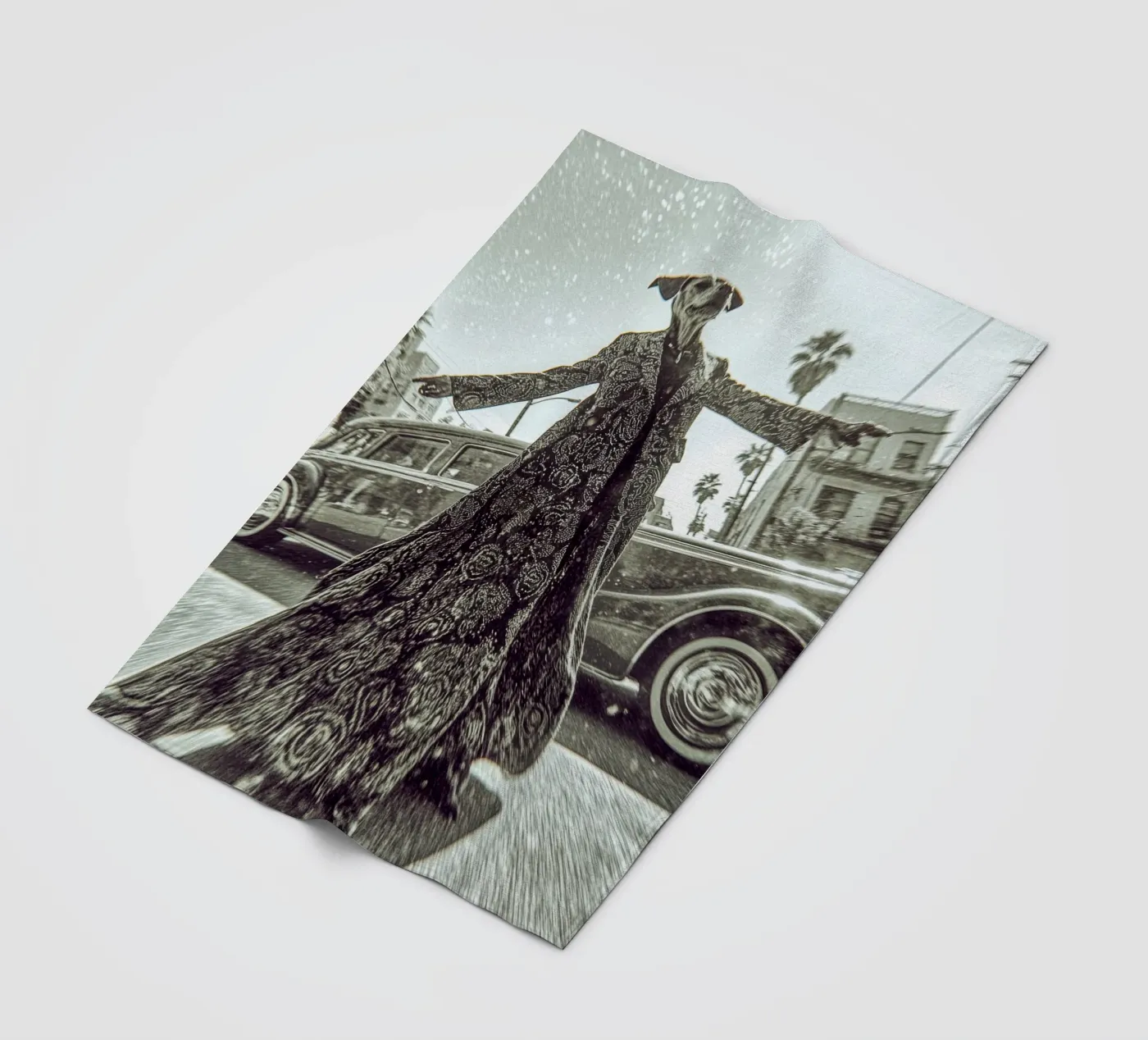 Sam fleece blanket by Affiches Chien Originales – Dogland