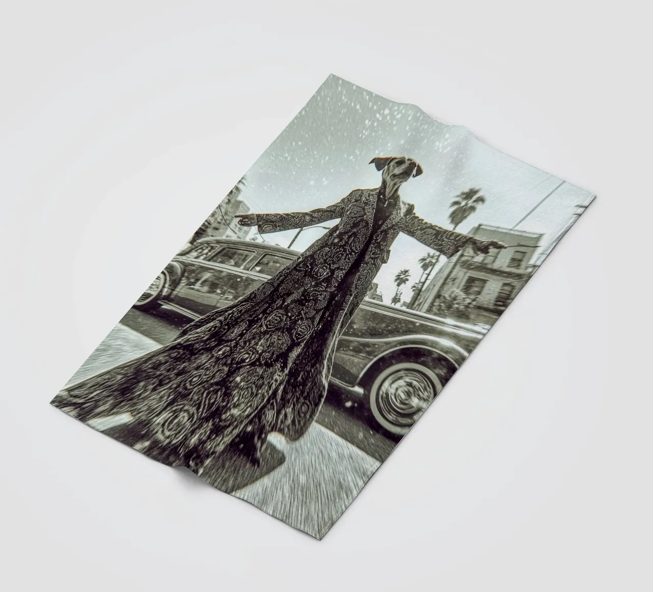 Sam Fleecedecke von Affiches Chien Originales – Dogland